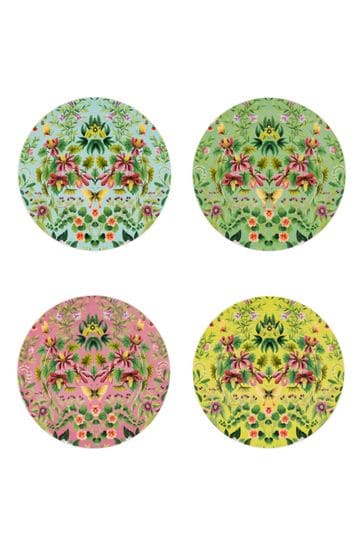 Designers Guild Ikebana Damask Side Plates Set Of 4