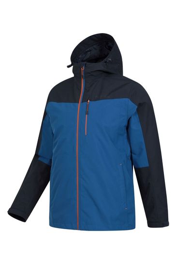 Mountain Warehouse Blue Mens Brisk Extreme Waterproof Jacket