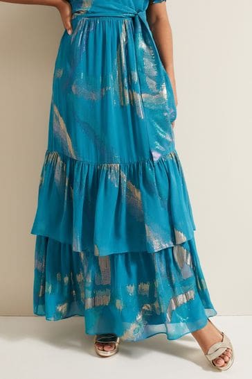 Petite silk maxi dress top