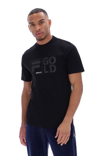 Fila black t shirt cheap