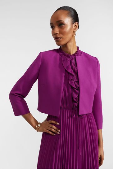 Buy Hobbs Purple Elize Jacket from Next Bahrain