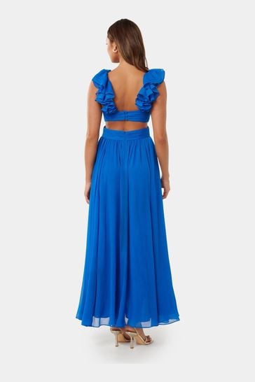 Buy Forever New Selena Petite Ruffle Maxi Dress from the Laura Ashley online shop