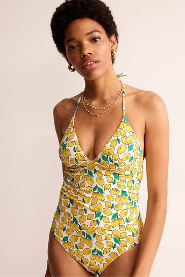 Boden Yellow Symi String Swimsuit