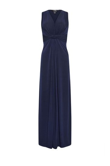 Buy Long Tall Sally Blue Knot Front Maxi Dress from Next Bahrain