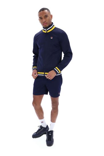 Fila Blue Dane Track Jacket With Tipping
