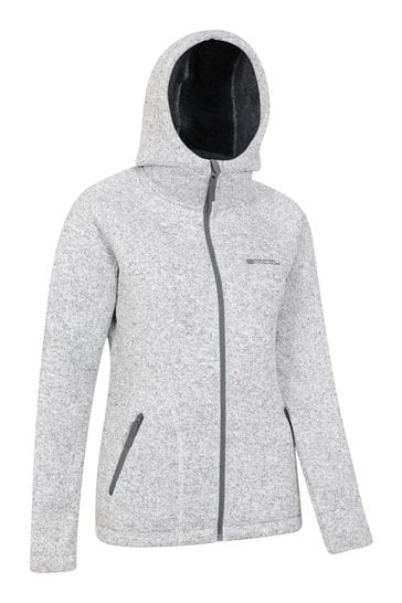 Buy Mountain Warehouse Grey Womens Nevis Sherpa Lined Hoodie from Next Bahrain