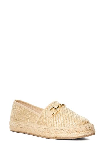 Buy Dune London Natural Chrome Gellato Snaffle Trim Espadrilles from Next Poland
