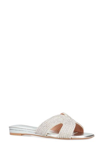 Buy Carvela Chrome Gala Mule Jewel Sandals from Next Kuwait