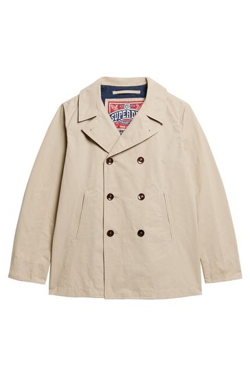 Peacoat too long top