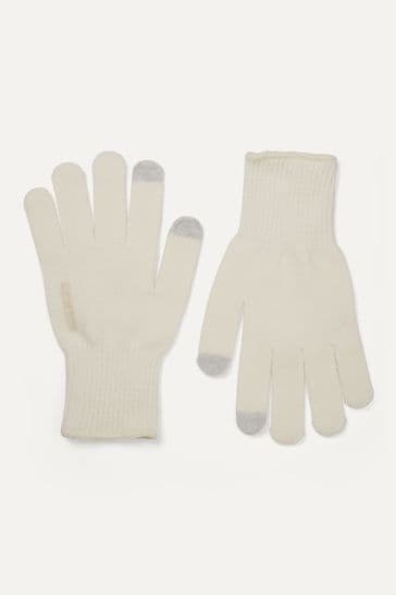 SEALSKINZ Cream Hanworth Solo Merino Gloves