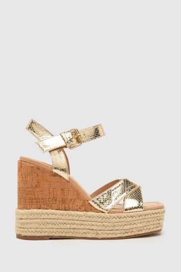 Schuh Valley Cork Espadrille Wedges