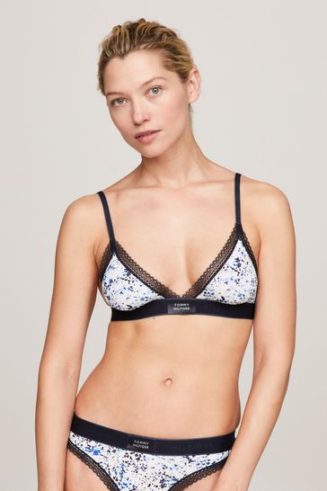 PRINT TRIANGLE BRA