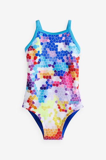 Zoggs Girls Yaroomba Floral One Piece Swimsuit