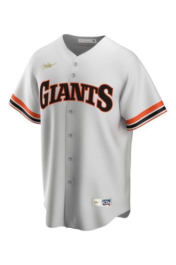Nike White San Francisco Giants Official Cooperstown Jersey T Shirt
