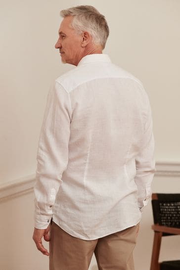 Slim délavé 2025 irish linen shirt