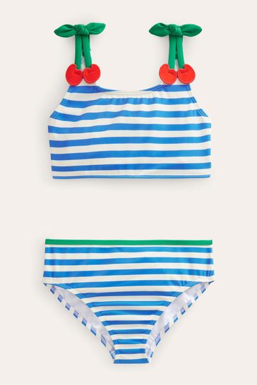 Boden Blue Cherry Strap Bikini