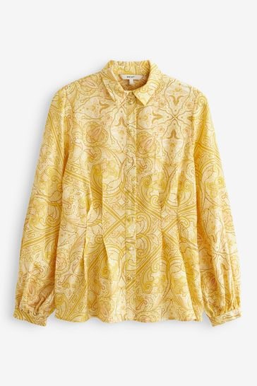 yellow paisley shirt