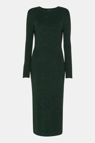 Whistles green sparkly clearance dress