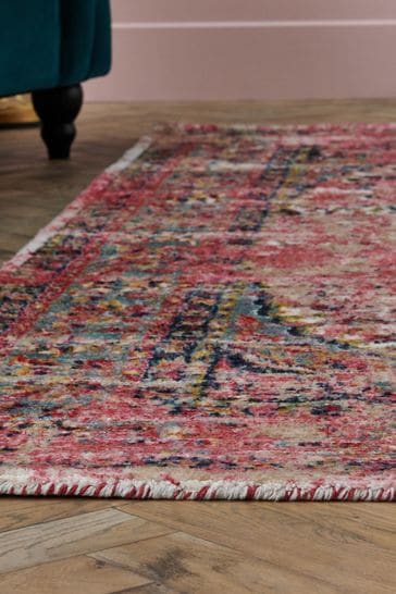 Pink outlet oriental rug