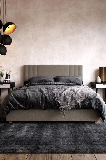 Dorel Home Grey Europe Charis Upholstered Bed