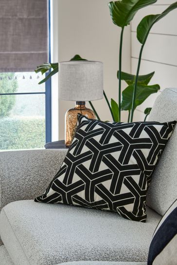 Black white and gray pillows top
