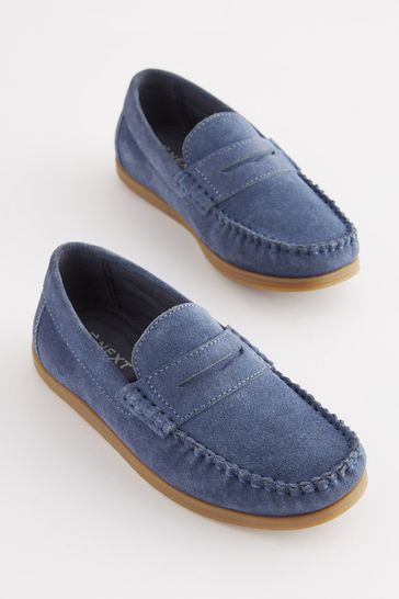 Navy loafers clearance next
