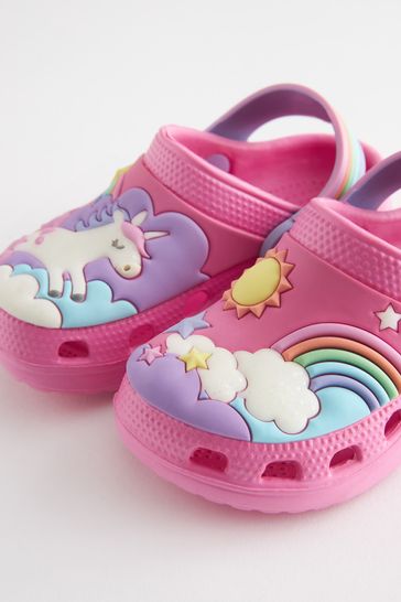 Unicorn clogs clearance