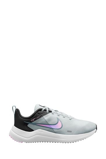 Nike Grey/Black Downshifter 12 Running Trainers
