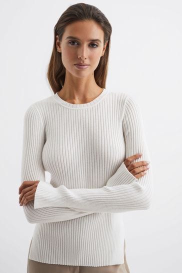 Slim fit crew neck jumper hotsell