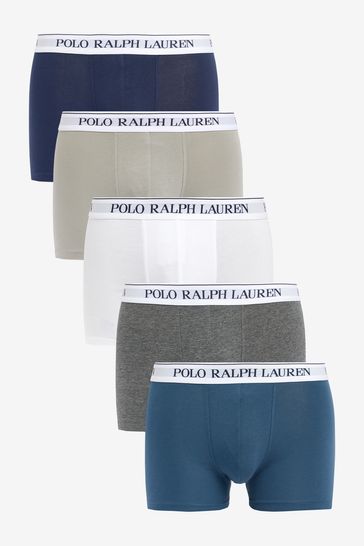 Polo Ralph Lauren Navy/Grey Trunks 5 Pack
