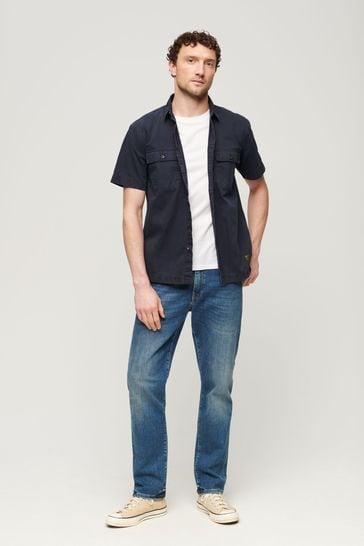 Buy Superdry Organic Cotton Slim Straight Jeans from the Laura