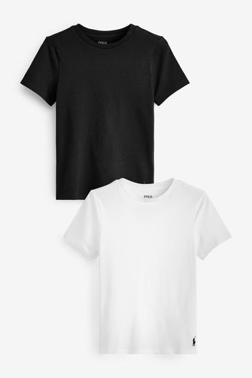Polo Ralph Lauren Cotton Crew Logo T-Shirts 2 Pack