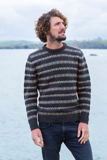 Mens patterned jumper online