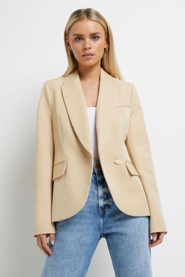 River island top petite blazer