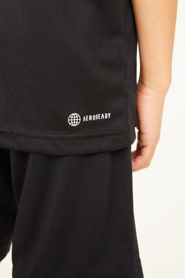 Buy adidas Black Sportswear Train Essentials Aeroready 3-Stripes Regular-Fit  Training Set from Next USA