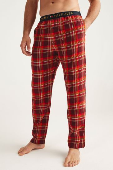Tommy Hilfiger Red Flannel Lounge Trousers