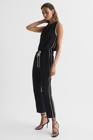 Banana republic side stripe jumpsuit new arrivals