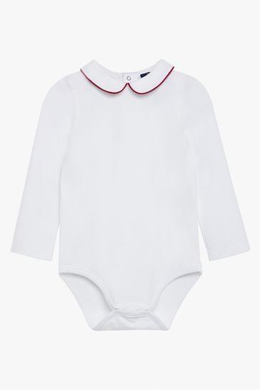 Trotters London Little White Milo Piped Body