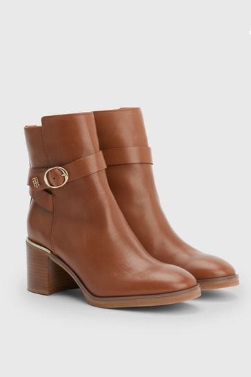 Tommy hilfiger tan boots sale