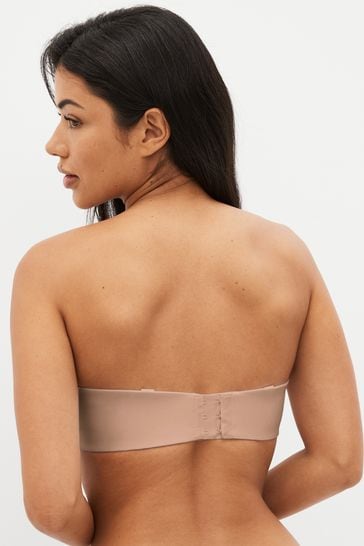 Buy Nude DD+ Cotton Non Pad Minimise Bandeau Bra from Next USA