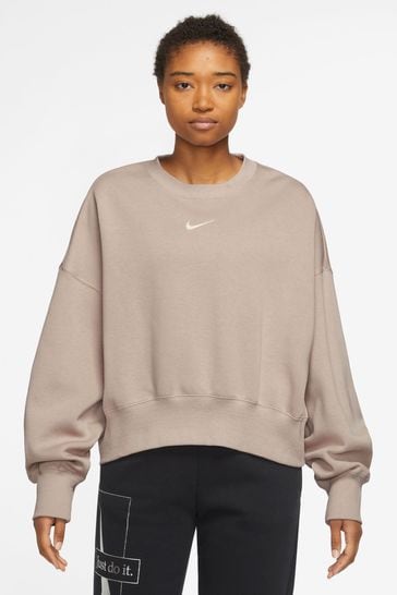 Nike Neutral Mini Swoosh Oversized Sweatshirt