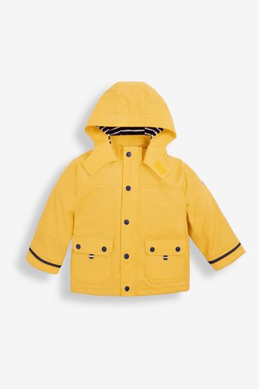 JoJo Maman Bébé Yellow Waterproof Fisherman's Jacket