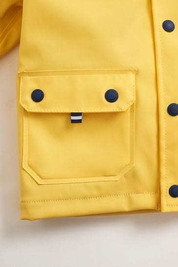 JoJo Maman B b Yellow Waterproof Fisherman s Jacket