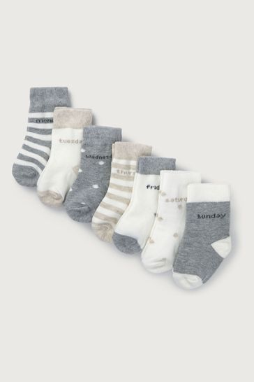 The White Company White Days Of The Week Socks Gift Set