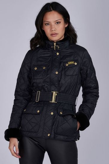Barbour® International Black Modern International Polarquilt Jacket