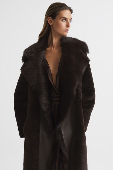 Reiss deals sheepskin coat