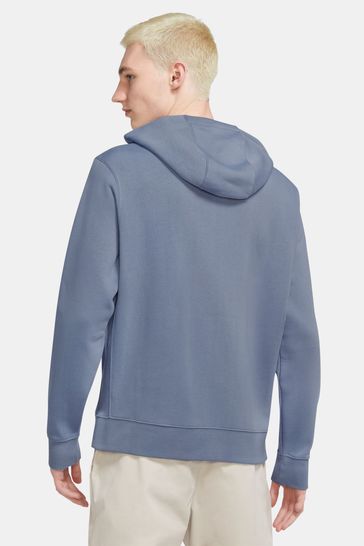 Buy Nike Slate Grey Club Zip Through Hoodie from Next Germany