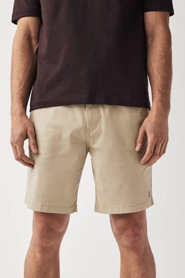 Mens elasticated online waist chino shorts
