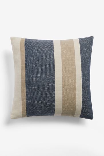 Blue hotsell striped cushions