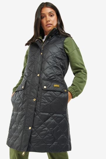 Barbour black gilet hotsell